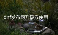 dnf发布网升级券使用技巧大全